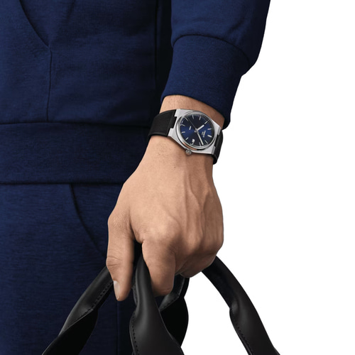 티쏘 PRX 시계 블루 쿼츠 (40mm) 우레탄 백화점AS,보증서쇼핑백포함